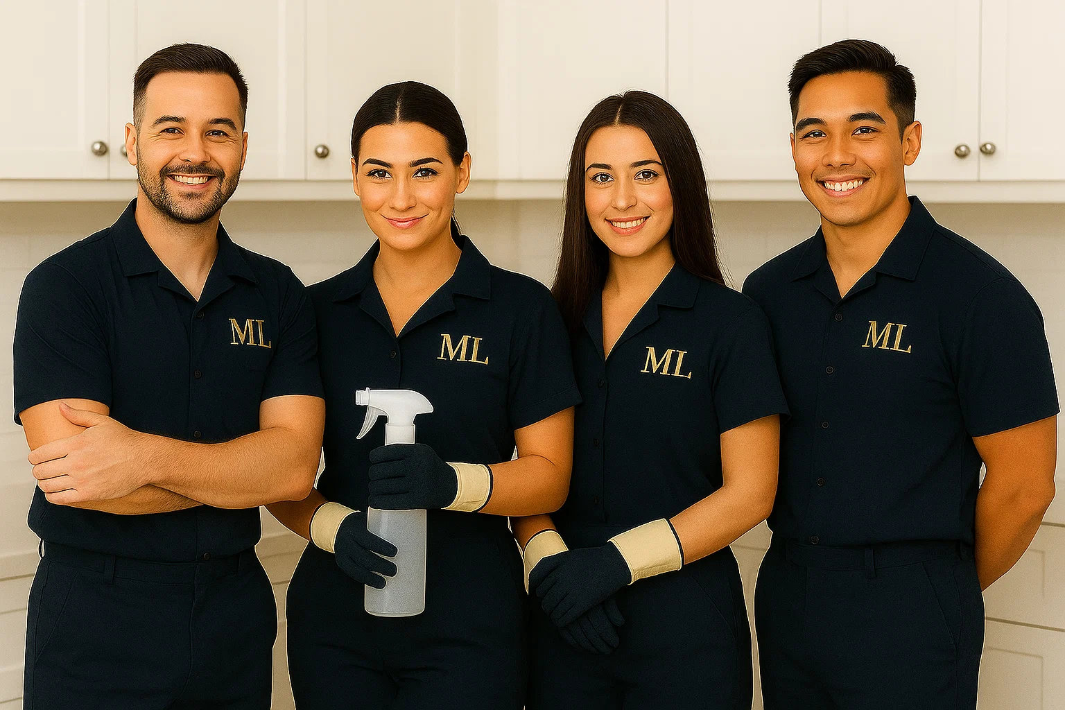 equipe entreprise nettoyage 