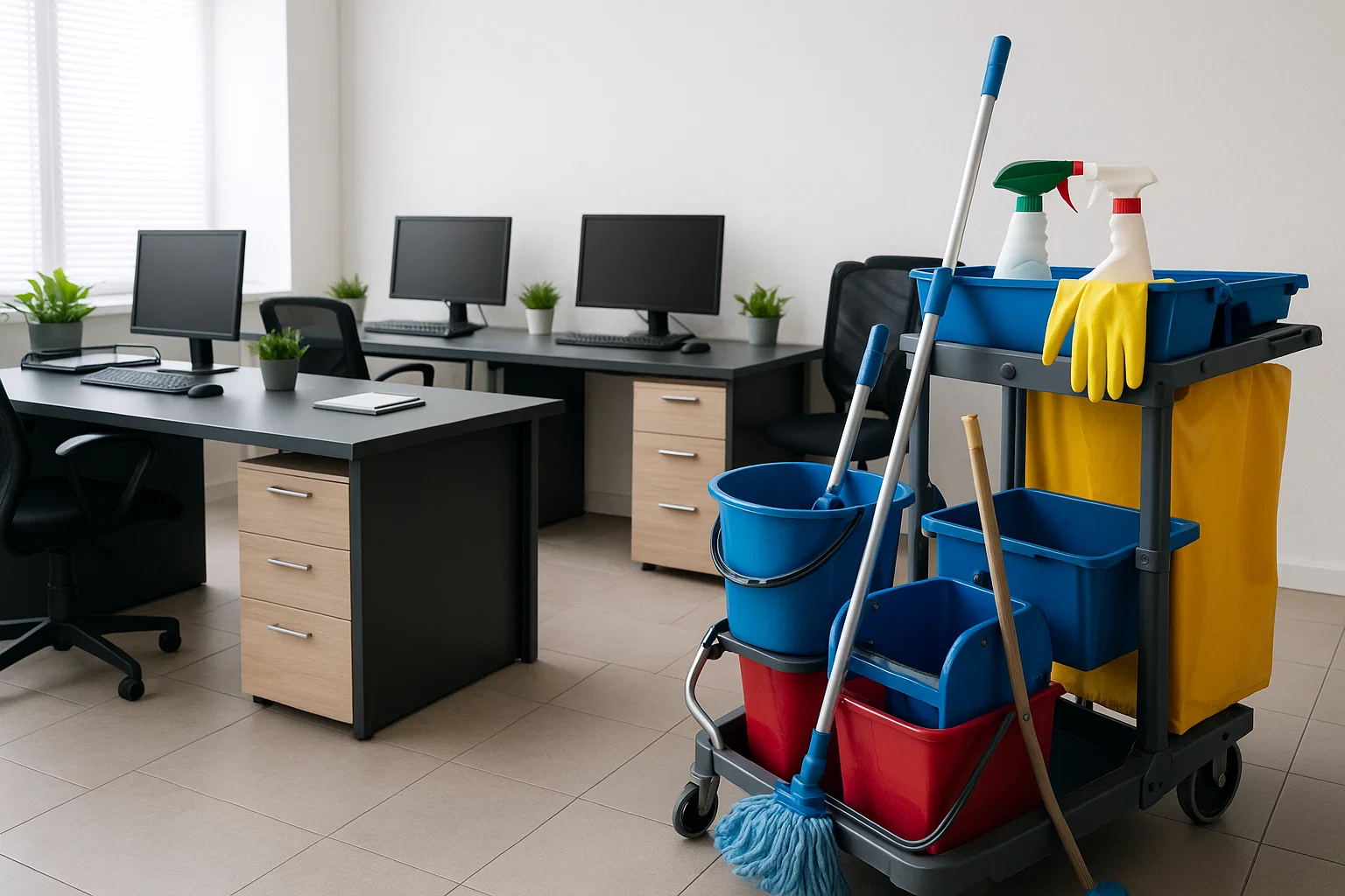 Nettoyage professionnel de bureaux pour entreprises à Genève